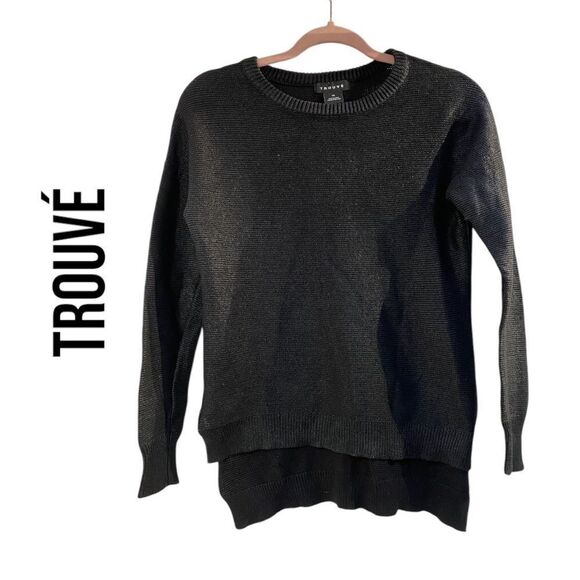 Trouvé Long Sleeve Textured Crewneck Sweater Size XS - Picture 1 of 6